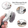 Brosse de toilettage auto-nettoyante pour animaux