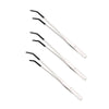 Stainless Steel Reptile Feeding Tongs with Protective Rubber Tips