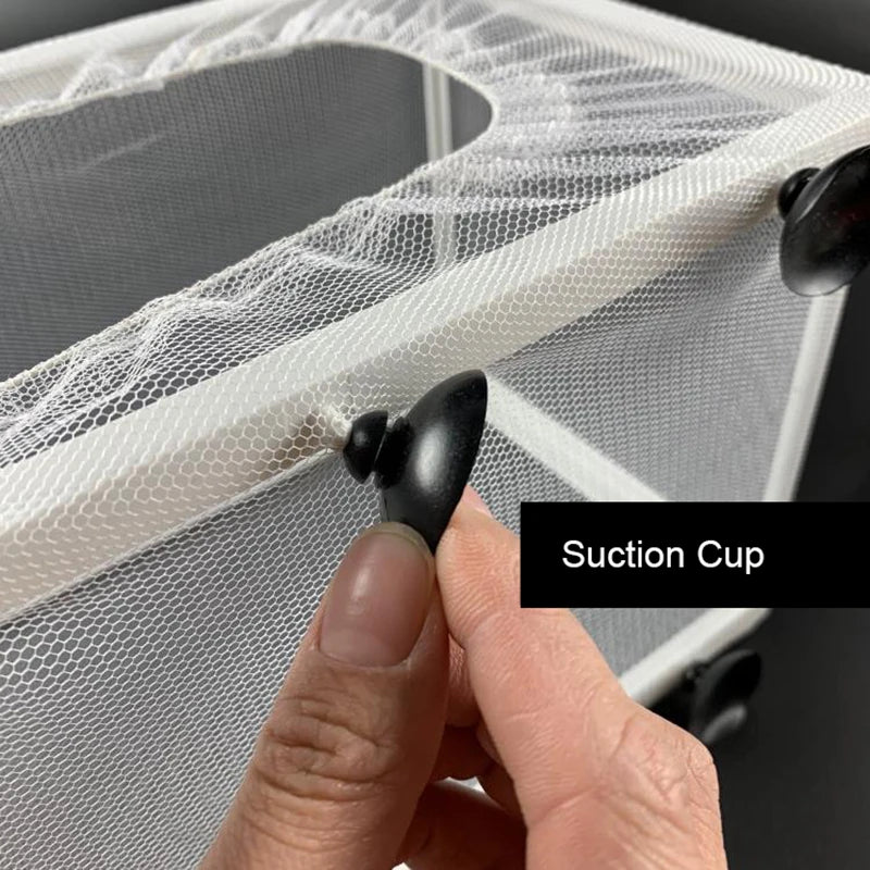 Aquarium Fish Breeding Isolation Box with Suction Cups
