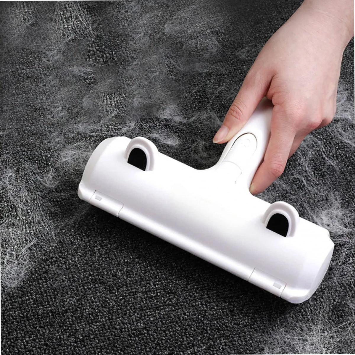 Reusable Push-Pull Pet Hair Remover Brush for Dogs and Cats