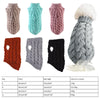 Classic Knitted Turtleneck Sweater for Small Dogs and Cats