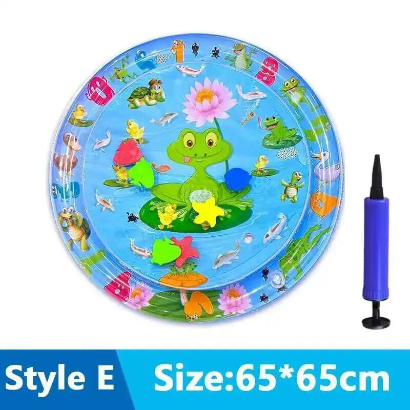 Colorful interactive sensory water play mat featuring various animals for cats and dogs