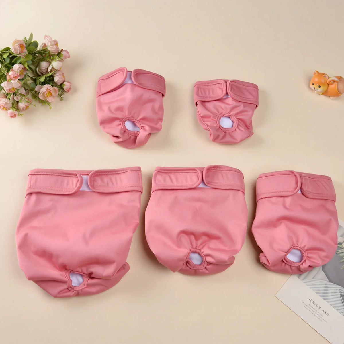 Reusable Adjustable Dog Diapers for Female Dogs