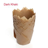 Natural Unbleached Tulip Cupcake Liners (100-Pack)