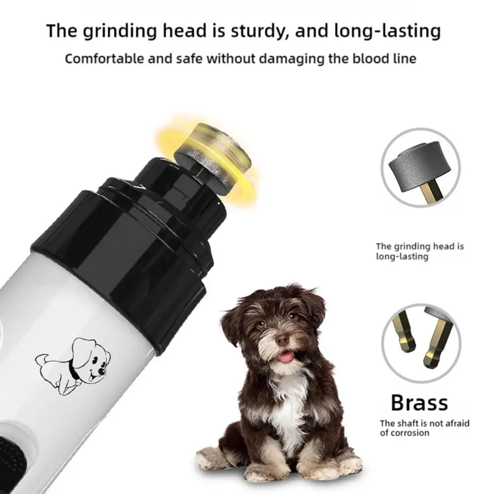Quiet Rechargeable Electric Nail Grinder for Dogs and Cats