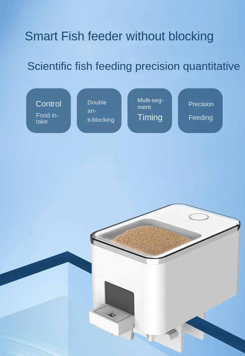 Smart WiFi Automatic Fish Feeder with App Control