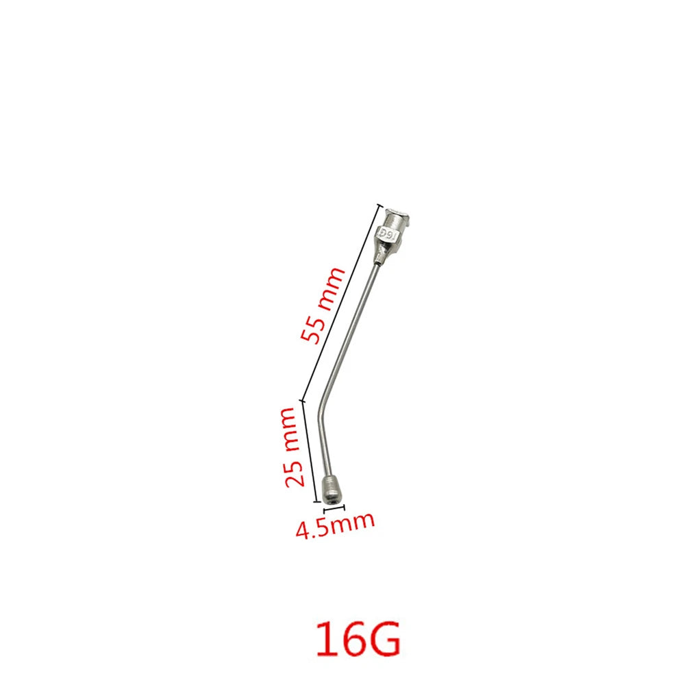 Manual Bird Feeding Syringe with Stainless Steel Elbow Tube