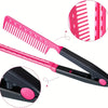 Folding V-Shaped Detangling Comb for Hair Styling