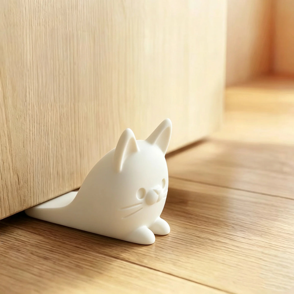 Cute Cat Door Stopper - Non-Slip Anti-Slam Wedge