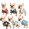 Hawaiian Leaf Print Summer Shirt for Small Dogs & Cats