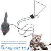 Interactive Door-Hanging Cat Toy with Mouse Teaser