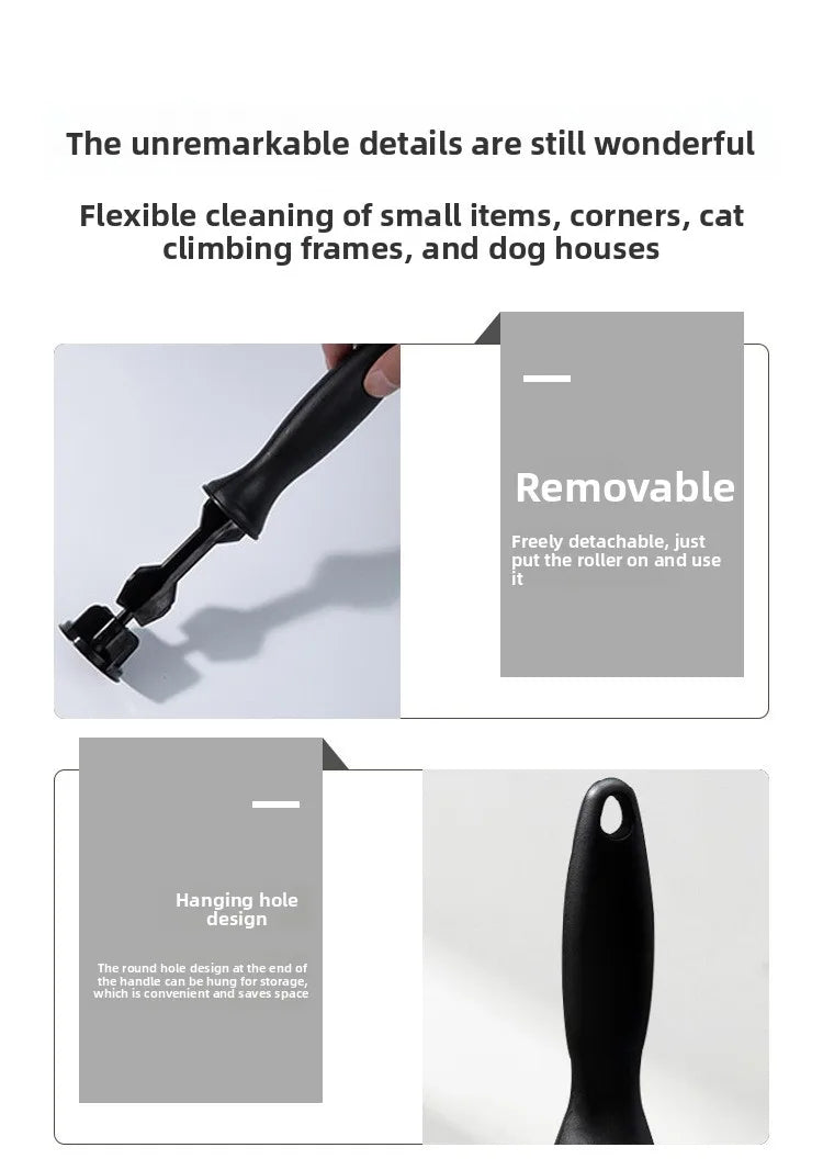 Reusable Lint Roller for Pet Hair & Fabric Cleaning