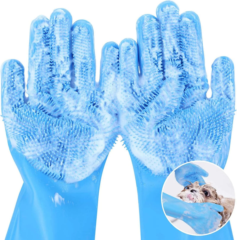 Haarpflege-Handschuhe für Haustiere zum Entfilzen und Baden