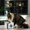 Fuente de Agua Automática para Mascotas de Acero Inoxidable