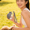 Portable 2-in-1 Pet Water Bottle with Lanyard