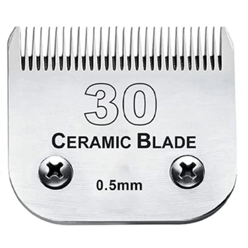 Ceramic Pet Grooming Blade Set for Andis, Oster, and Wahl Clippers