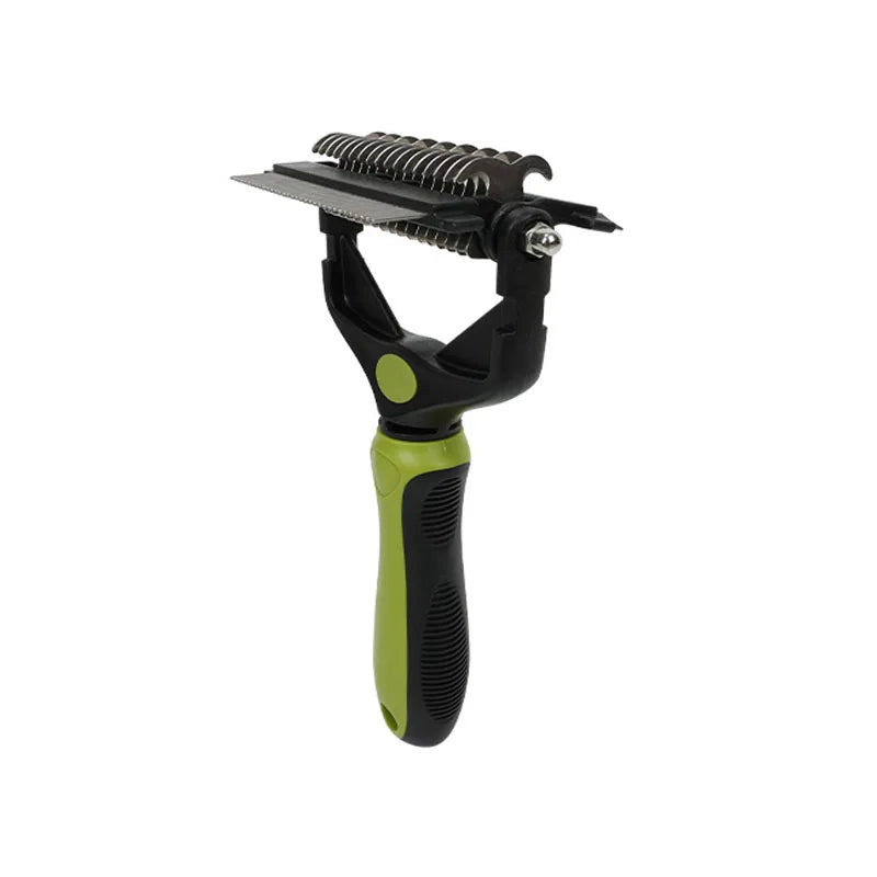 Brosse 3-en-1 Anti-Déshumation pour Chiens et Chats