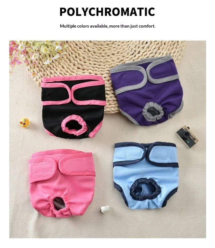 Reusable Dog Diapers for Heat Cycles and Incontinence