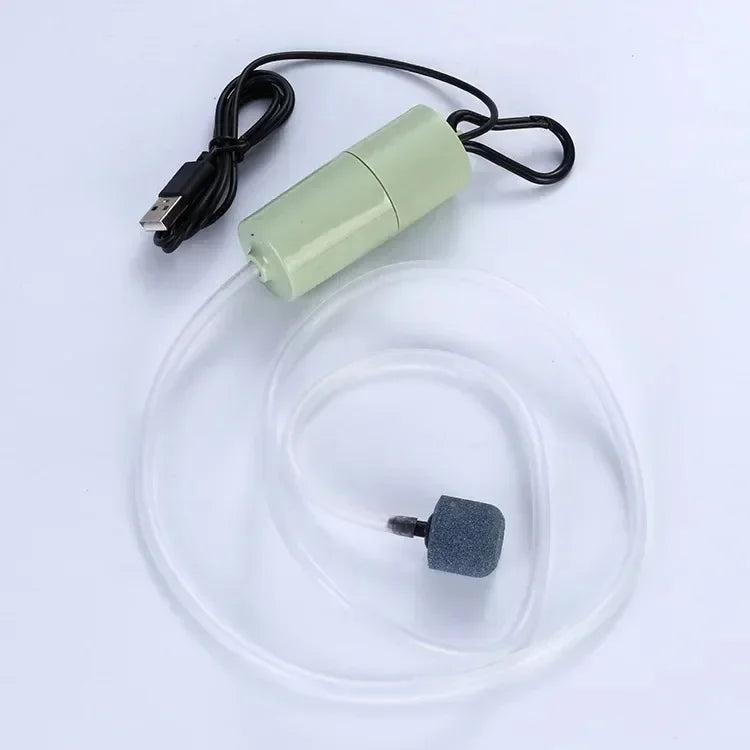 USB Silent Aquarium Air Pump Oxygenator for Fish Tank 5V