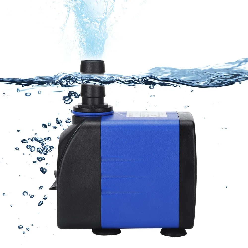 Quiet Mini Submersible Pump for Aquariums, Fountains & Waterfalls