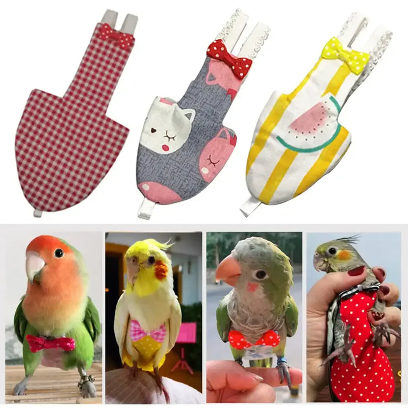 Traje de Vuelo de Algodón para Loro