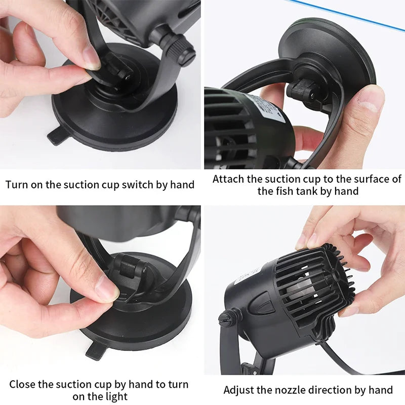 Compact Aquarium Wave Pump with Quiet Operation