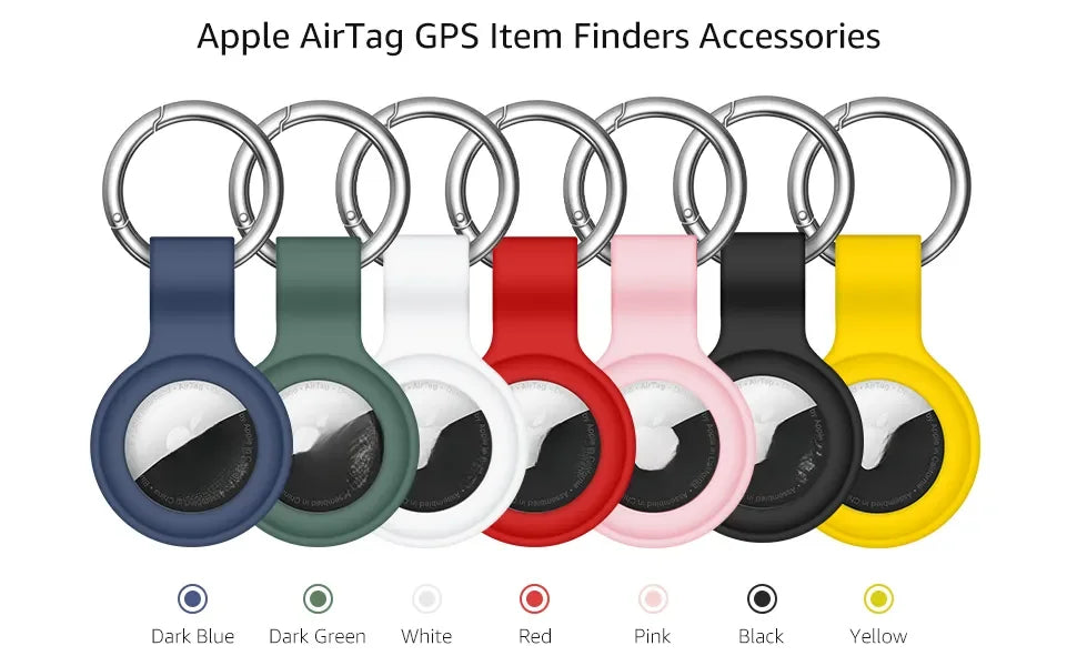 Silicone AirTag Case with Keychain