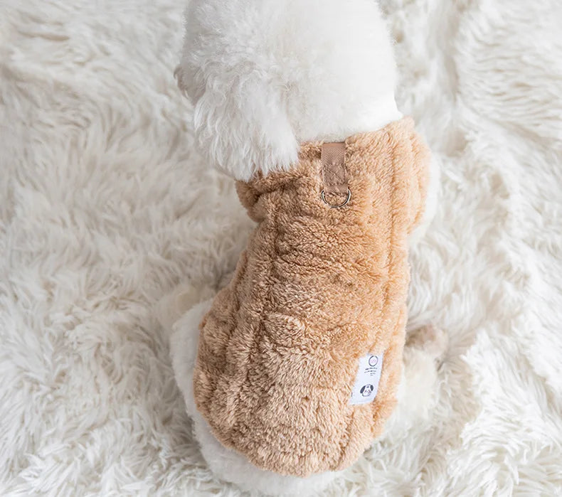 Suéter de Fleece Cálido para Invierno para Perros y Gatos Pequeños