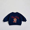 Sudadera con Capucha para Bebé Niño con Estampa de Perro Dibujado