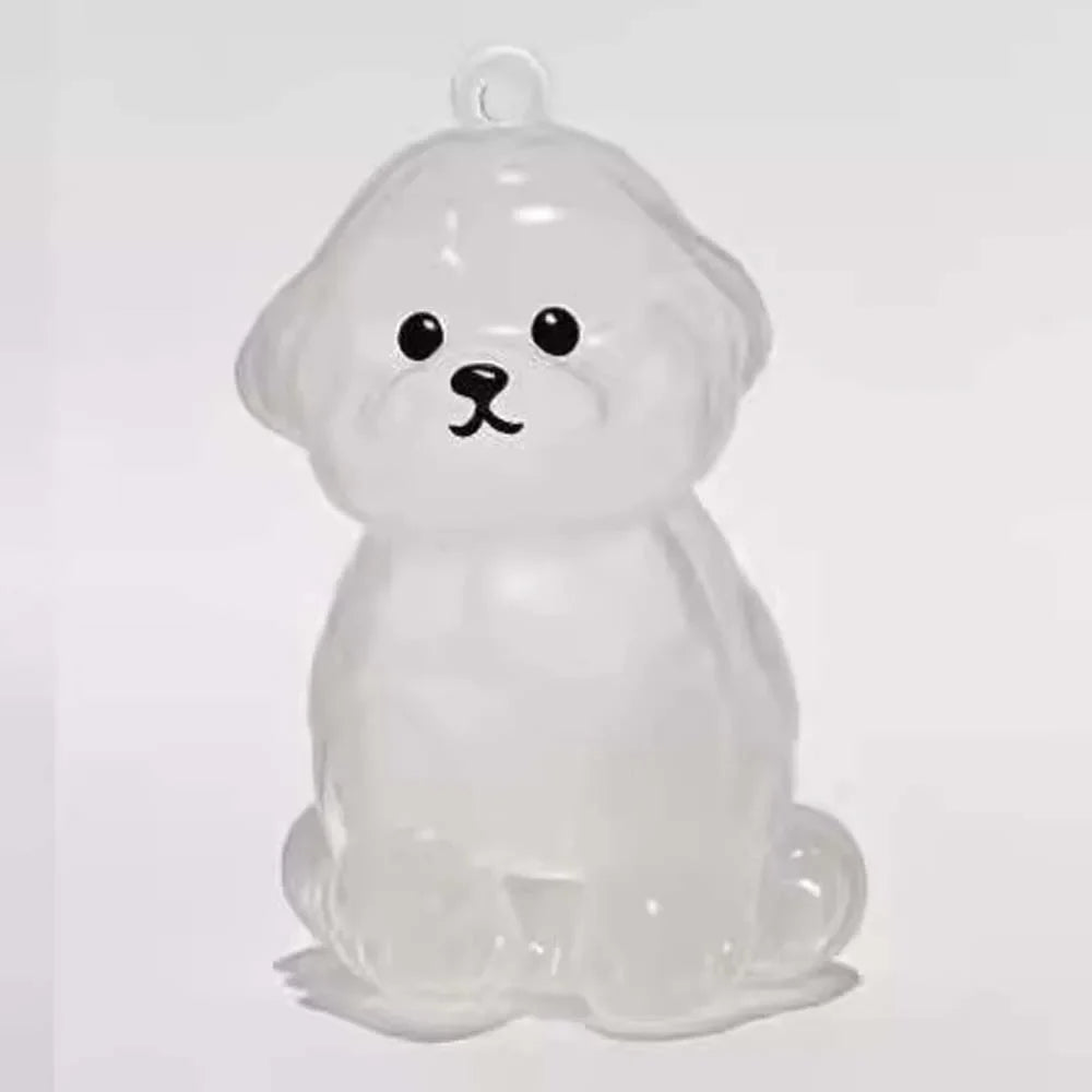 Cartoon Dog Transparent Acrylic Keychain