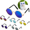 Ein Set Vintage-Hund- und Katzenbrillen mit Gesichtsdesign