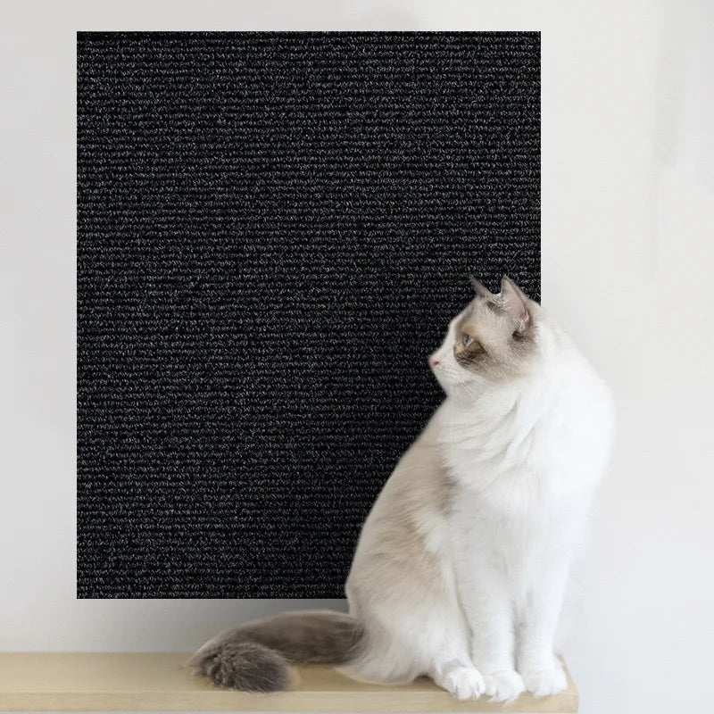 Self-Adhesive Trimmable Cat Scratching Mat for Furniture Protection