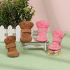 Botas de Nieve de Peluche para Gatos y Perros Pequeños