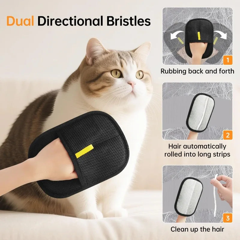 Statische Handschuhe zur Entfernung von Tierhaaren