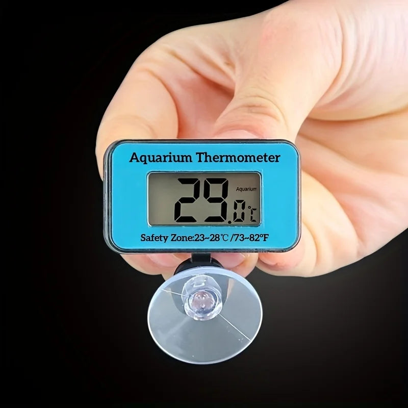 Thermomètre numérique pour aquarium avec ventouse