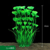 Artificial Aquarium Plants with Ceramic Base – Realistic Green Decor for Fish Tanks
