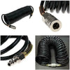 25 FT Heavy-Duty Air Compressor Hose with Quick-Coupler