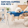 Foldable Pet Grooming Hammock Stand with Breathable Mesh