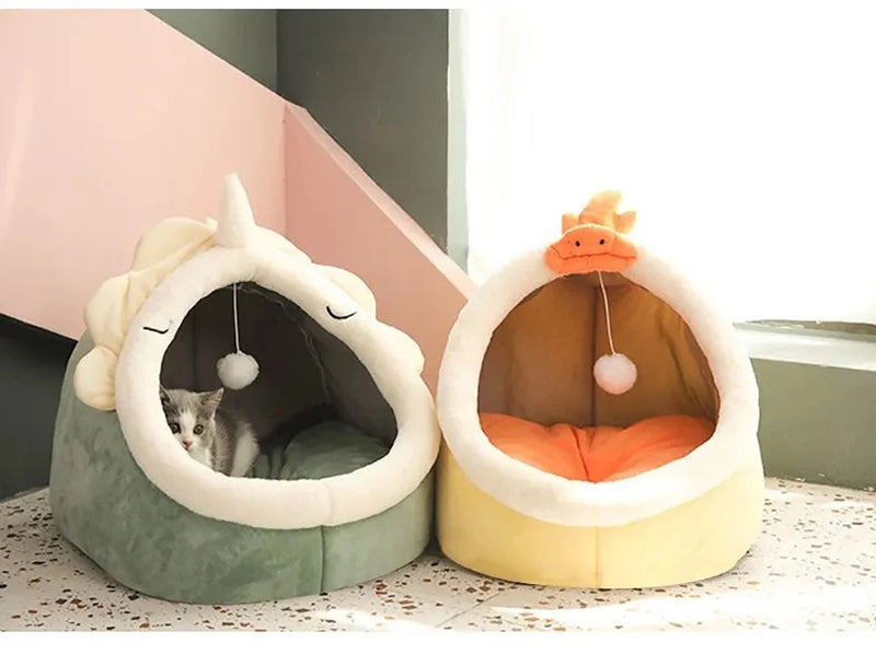 Lit Grotte Auto-Réchauffant pour Animaux