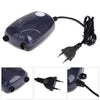 Quiet Dual-Outlet Aquarium Air Pump with Check Valve