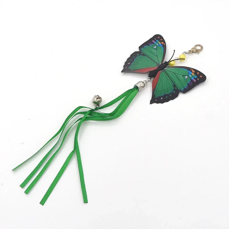 Interactive Cat Feather Toy with Bell