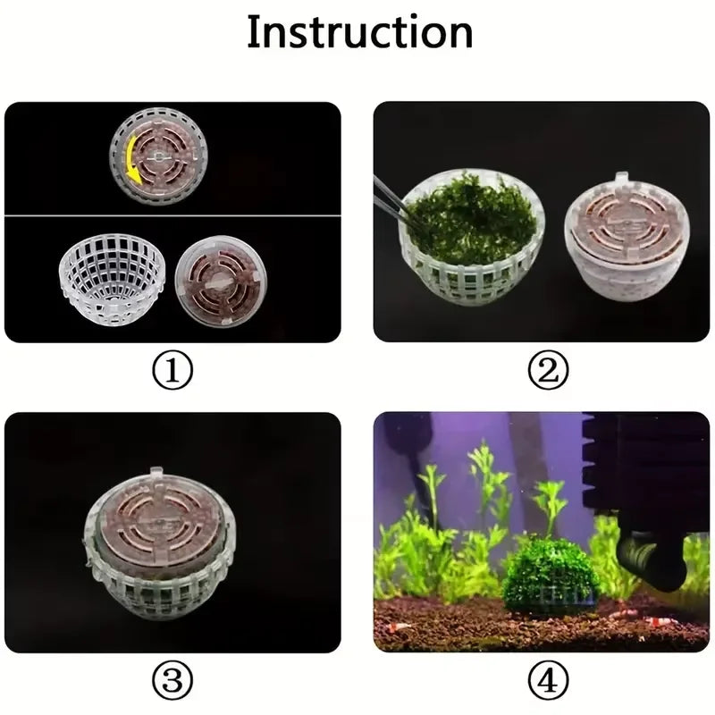 Esferas de Plantación de Musgo para Acuarios (Set de 2)