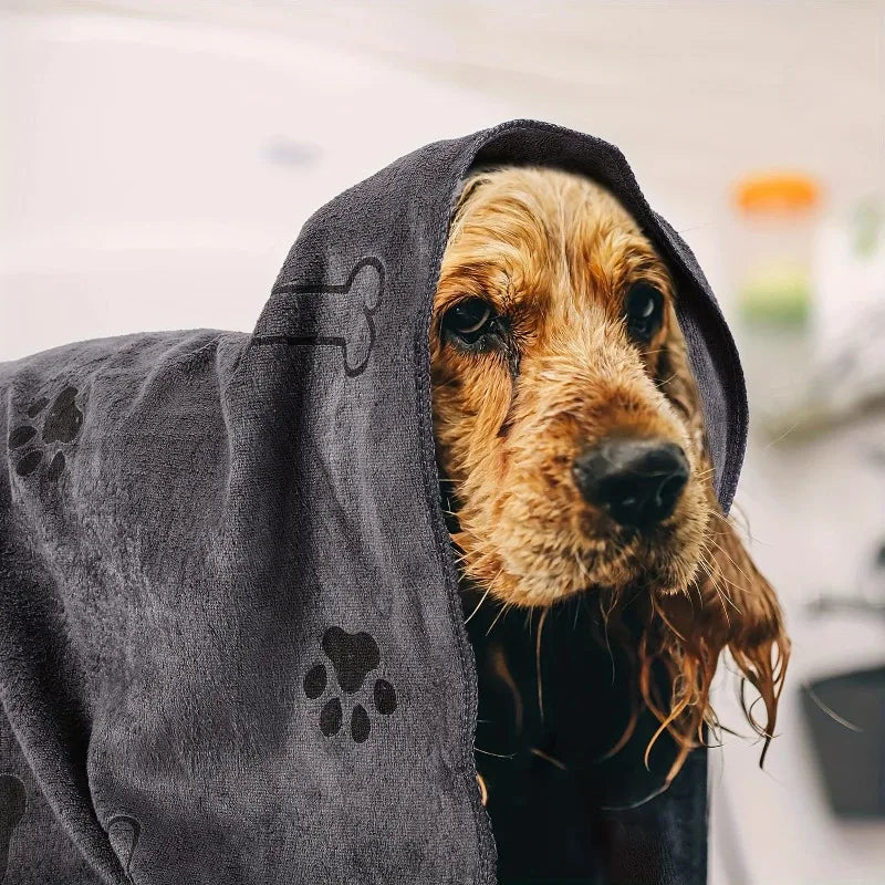 Dog Towel Microfiber Quick-Dry Bath Towel