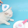 Peigne de toilettage en acier inoxydable pour animaux