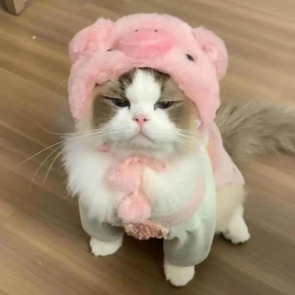 Adorable Knit Bear Hat for Cats and Dogs