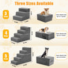 Non-Slip Foam Dog Stairs with Removable Washable Cover