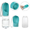 Portable Leakproof Dog Water Bottle with Built-In Drinking Bowl