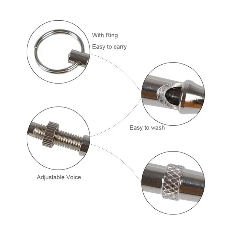 Ultrasonic Dog Training Whistle - Stop Barking, Keychain Tool