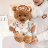 Cozy Pajama Bear Plush with Sleep Mask