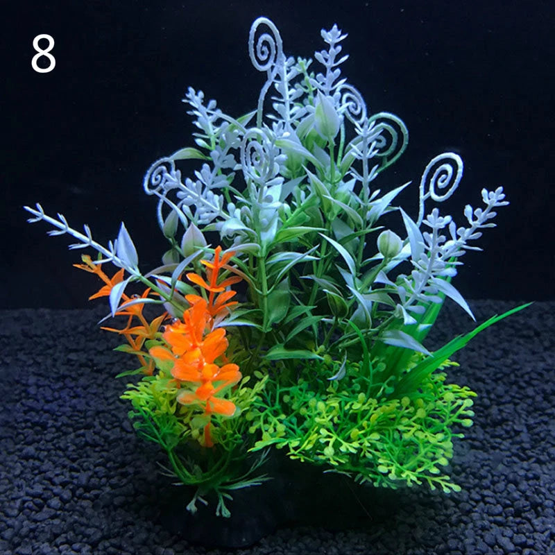 Plantes artificielles pour aquarium assorties